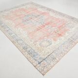 8x11 Dusty Red Vintage Persian Rug, 243x347Cm
