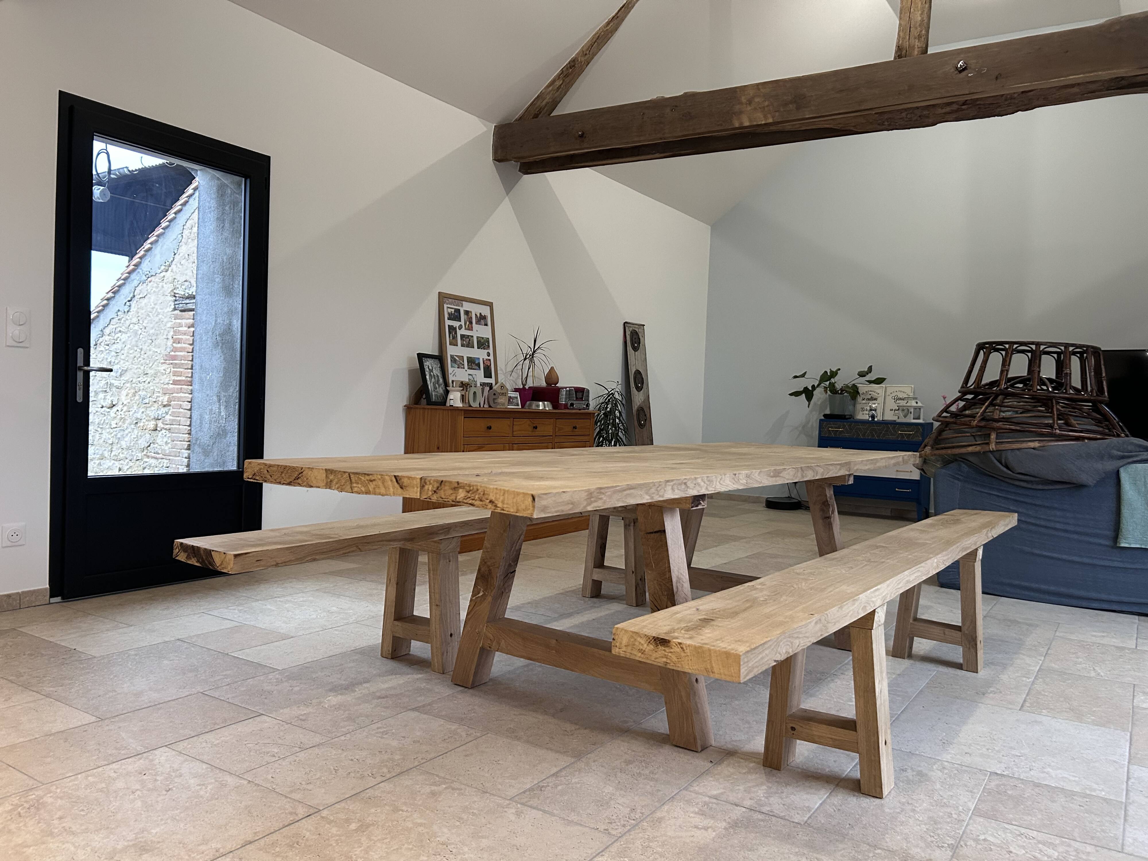 Farmhouse oak table