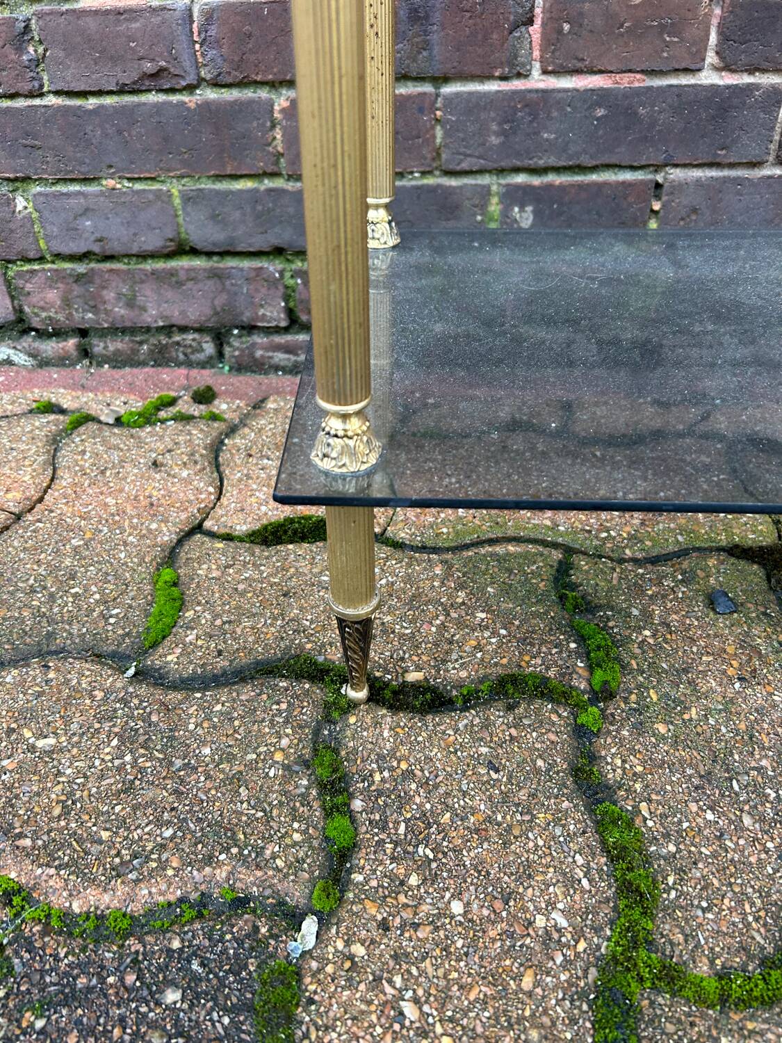 Gilded Brass Side Table