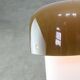 Space-age Brown Mushroom Table Lamp by Luigi Massoni for Guzzini, 1970s