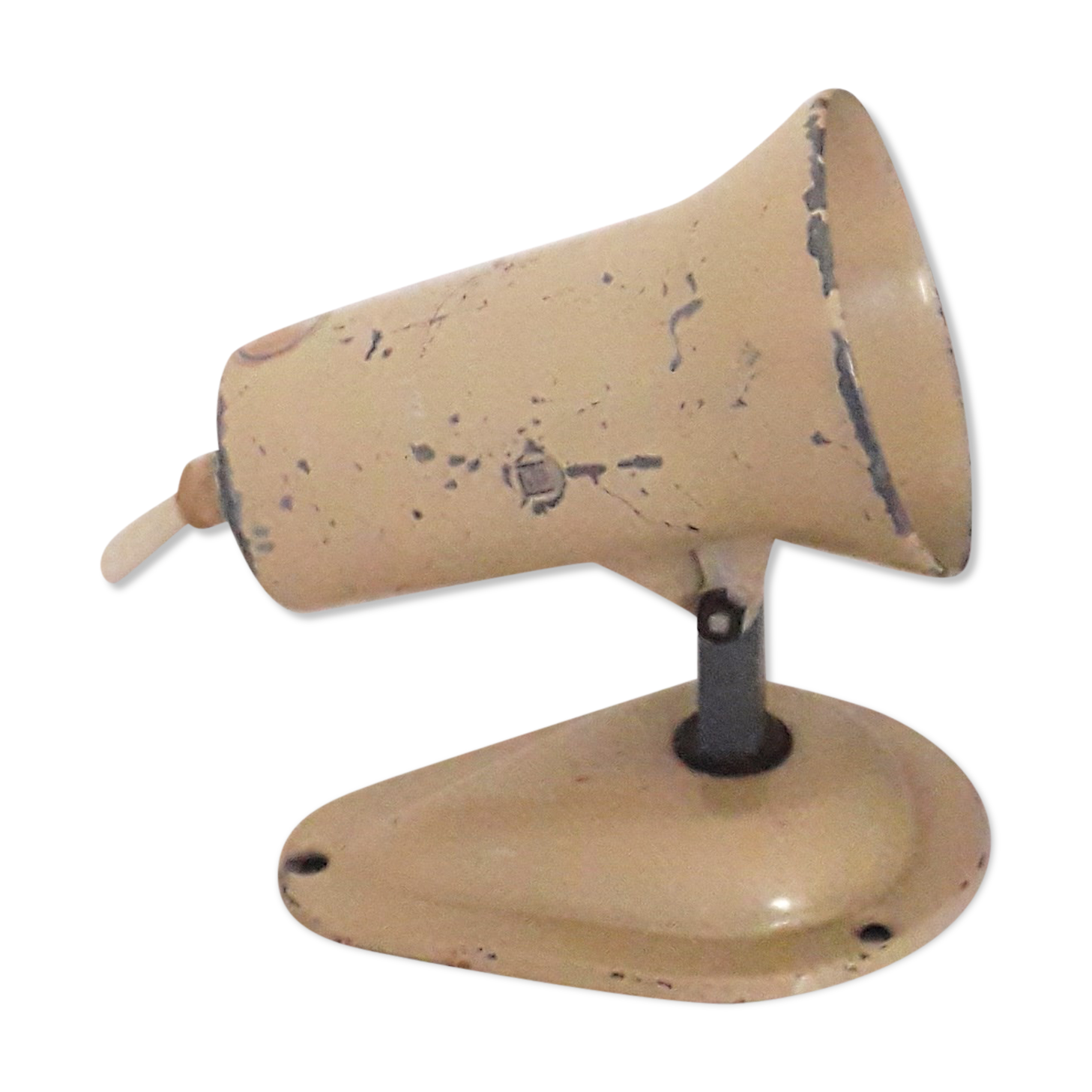 Table lamp / wall lamp LITA France - Beige lacquered metal - 1950