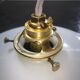 Suspension opaline white smooth art deco 1930