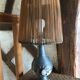Metal bedside lamp