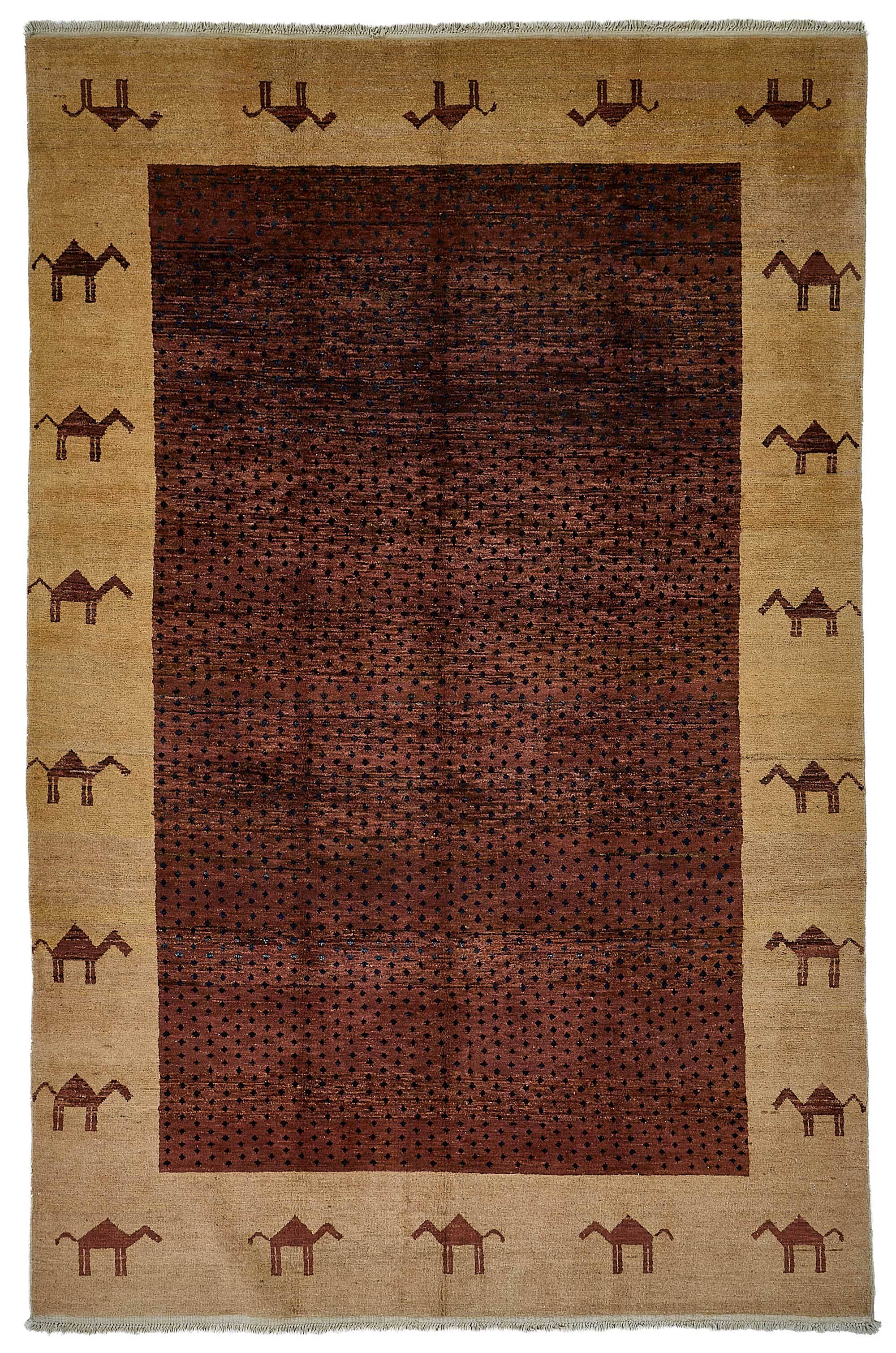 Turkish Handknotted Wool Oushak Rug 175 cm x 273 cm