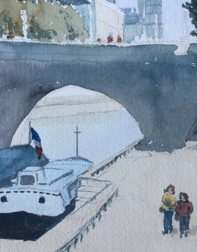 The banks of the Seine