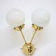 Space age sputnik brass wall lamps - 1970s, more pieces available