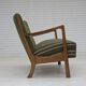 1960s, Danish 2-seater sofa, furniture wool, beech wood, original.