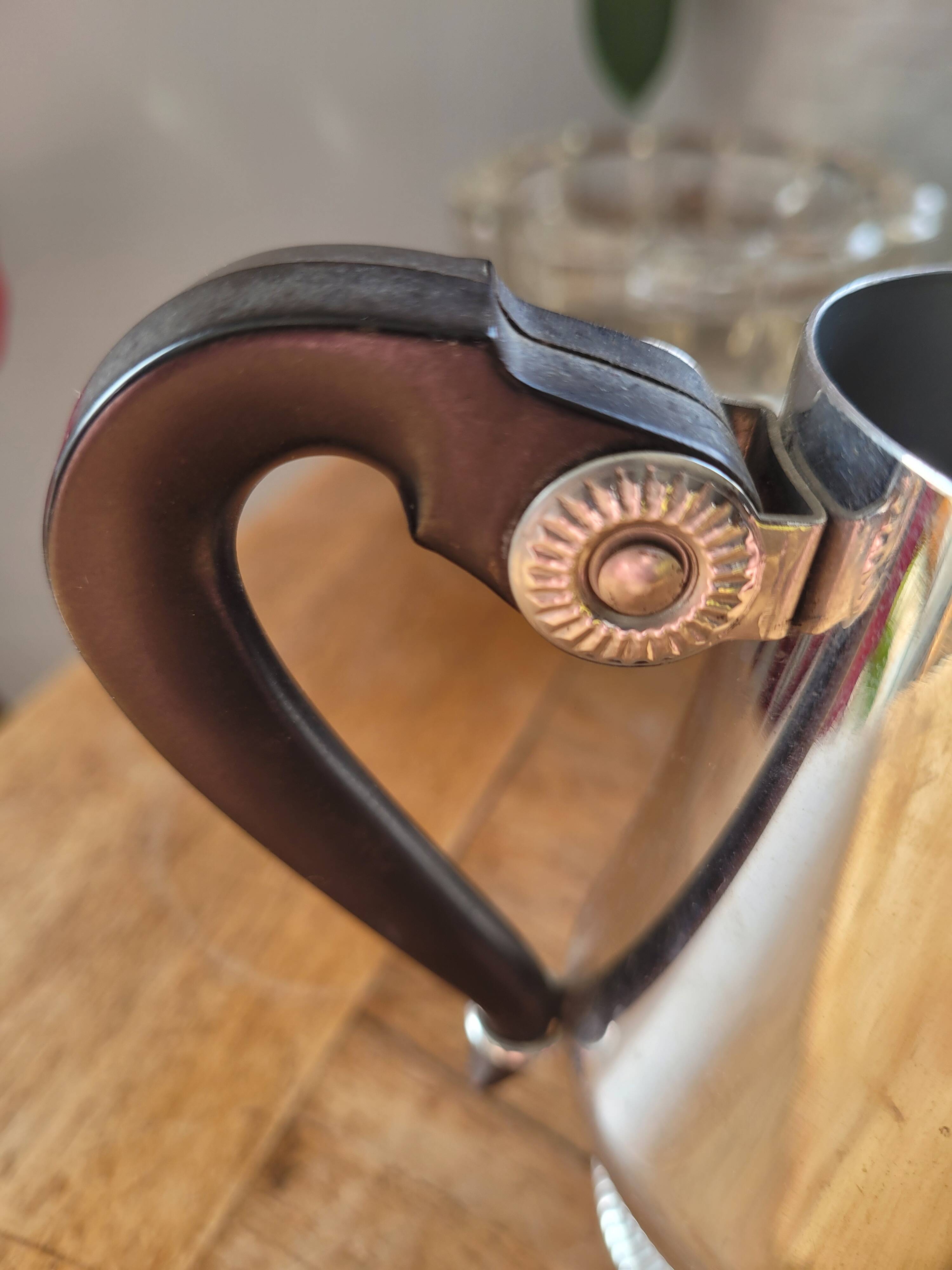 Vintage stainless steel milk jug