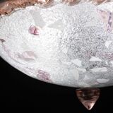Charming Italian Multicolor and Pink Murano Glass Ceiling Fixture, Murano,