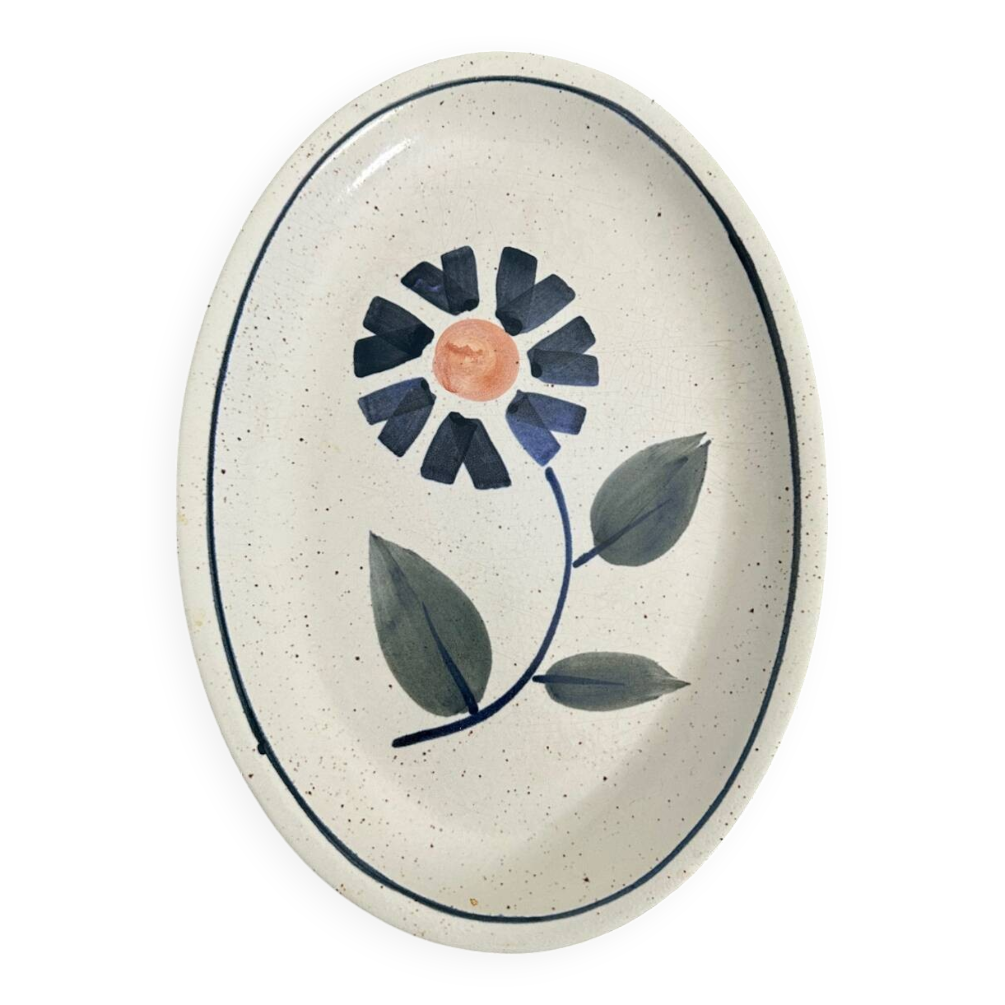 Longchamp blue thistle dish