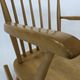 Vintage 1960s minimalist Danish rocking chair rocking chair