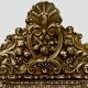 Miroir a parcloses en cuivre repoussé XIX siècle