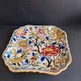 Square ceramic dish from Gien, Peonies model