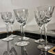 6 Crystal glasses probable production Saint Louis gold VSL