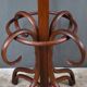 Large curved beech coat rack in the Thonet style – early 20th century