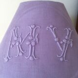 Table lamp crystal grapevines