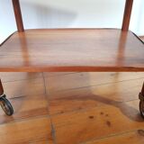 Johannes Andersen teak rolling trolley