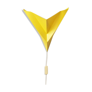Applique en plastique jaune Ikea