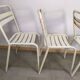 Lot of 4 chairs Tolix T2 by Xavier Pauchard 1950