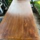 Children's desk in wood, patinated gray