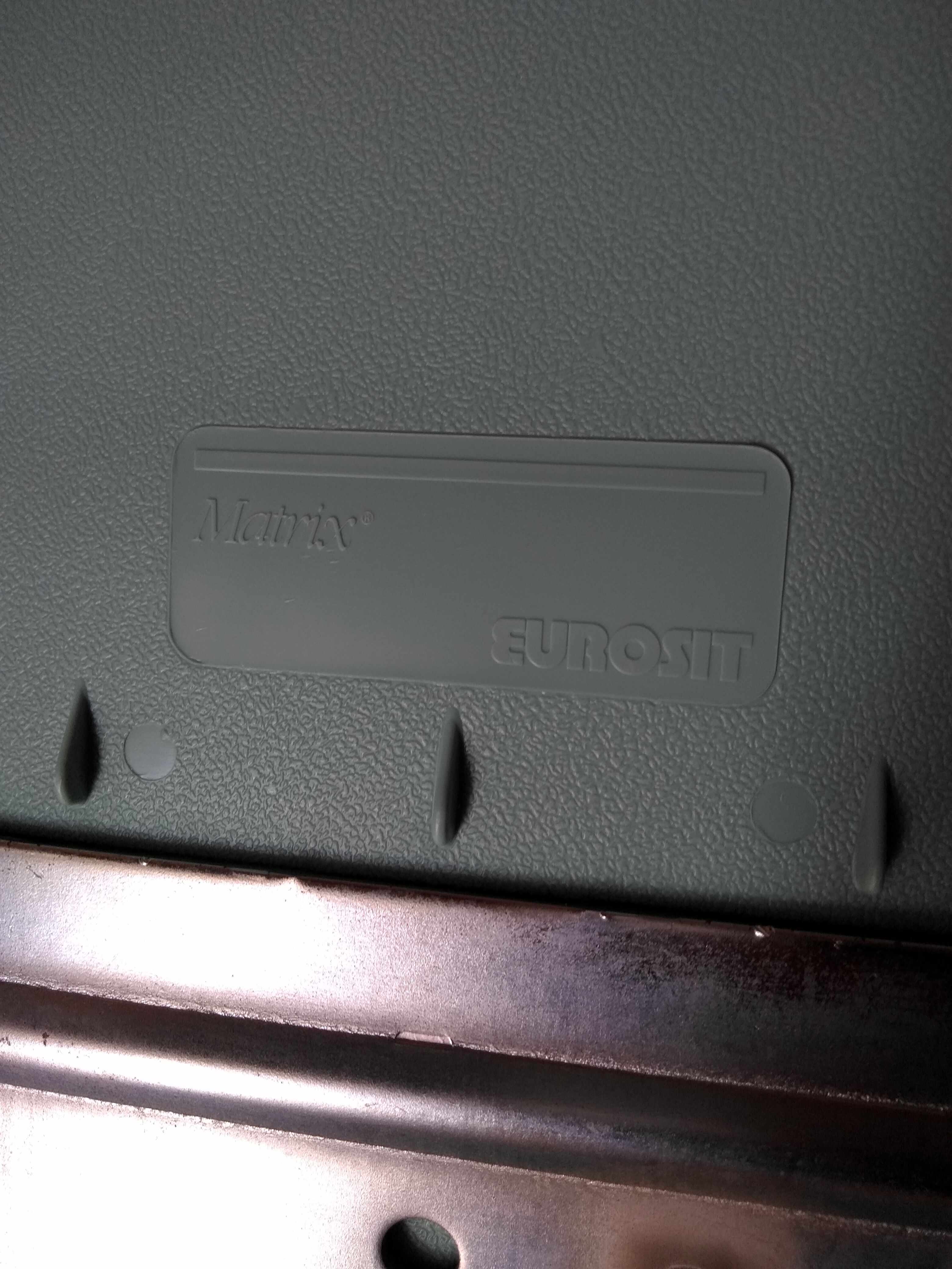 Chairs Eurosit sled design Matrix Krueger 1980