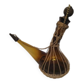 Carafe À Décanter Espagnole , Poron , Habillage Osier