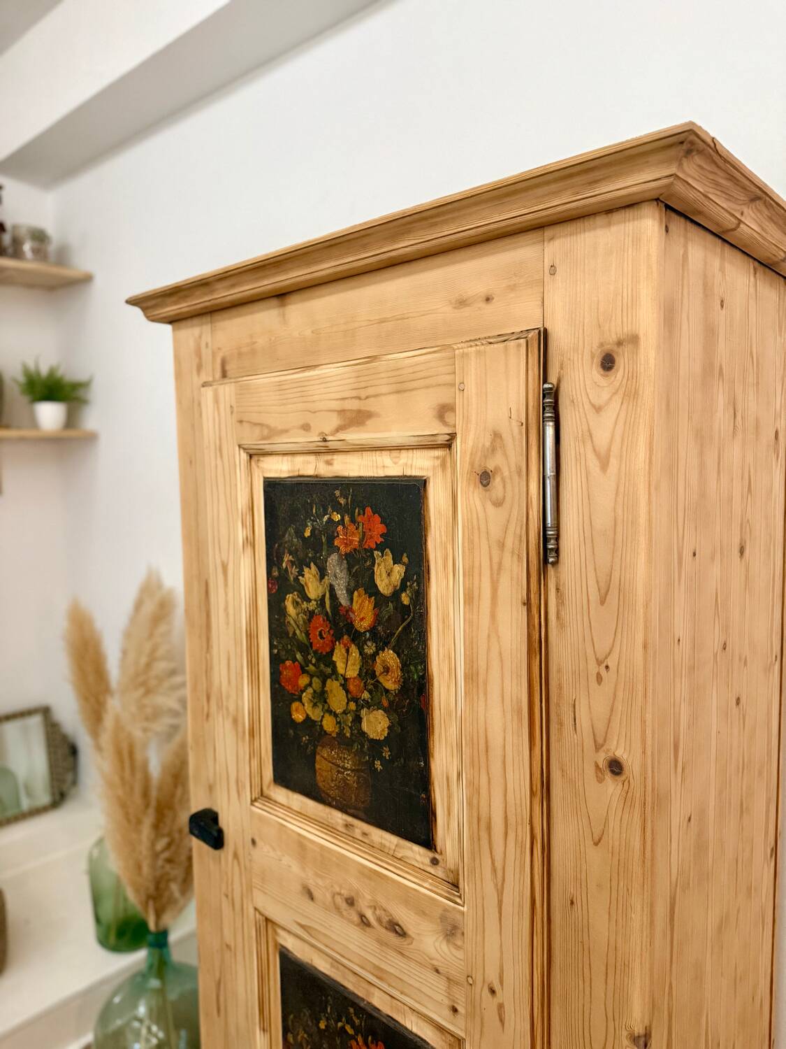 Solid wood cupboard