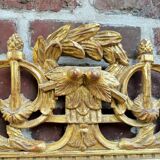 Mirror In Wood And Golden Stucco From Louis XVI XVIII Eme Century