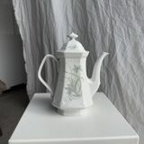 Mitterteich Bavaria teapot with blue lily pattern