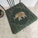 Vintage cast iron garden chair