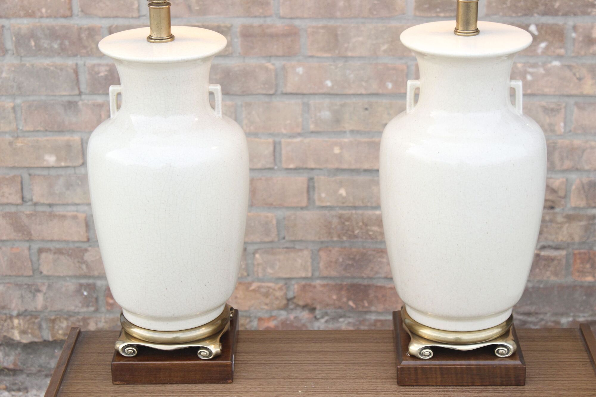 Office lamp bases by Frederick Cooper, Chicago, 1950s, Set of 2