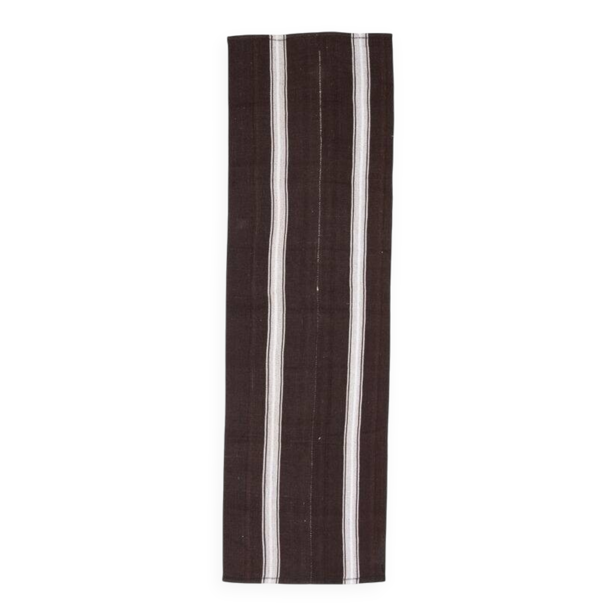 Turkish striped kilim runner rug 83x275 cm