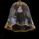 La murrina ceiling lamp in murano glass, italy 1970's