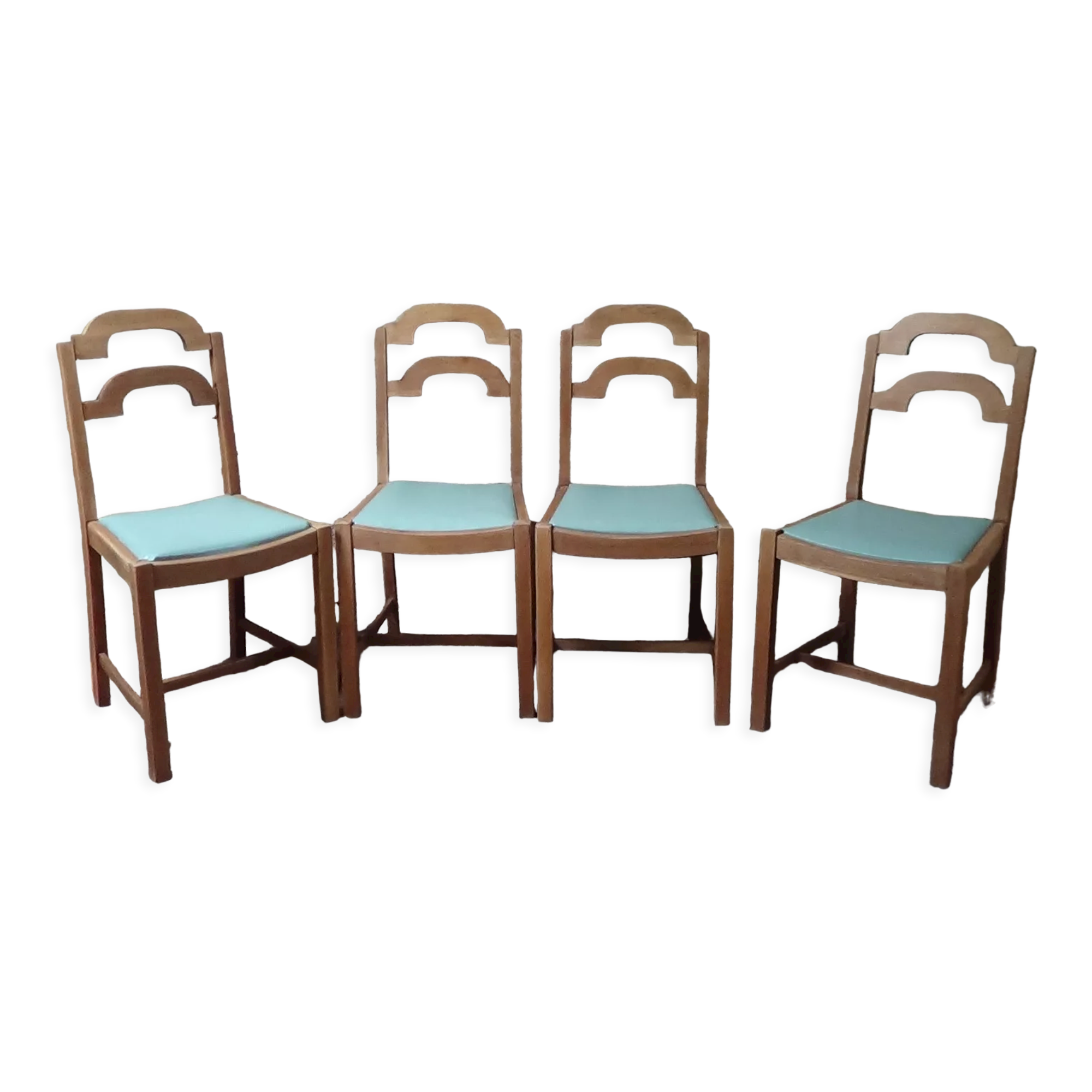4 art deco dining chairs