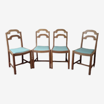 4 art deco dining chairs