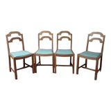 4 art deco dining chairs