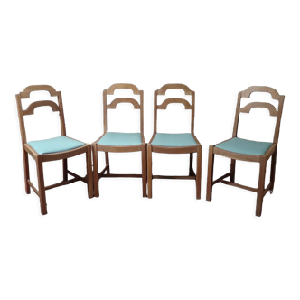 4 art deco dining chairs