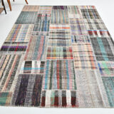 Flatweave ethnic kilim rug 212x302