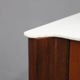 1940s Jindrich Halabala Mirror Cabinet ,Czechoslovakia
