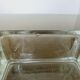 Glass slab, ashtray, pocket emptier, signed LUMAX, 1940s 50s.