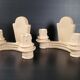 Pair of vintage 1940 plaster sconces