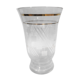 Vase en verre des années 50