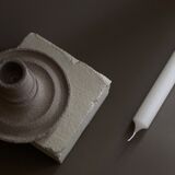 Stoneware candle holder - Ceramic essential
