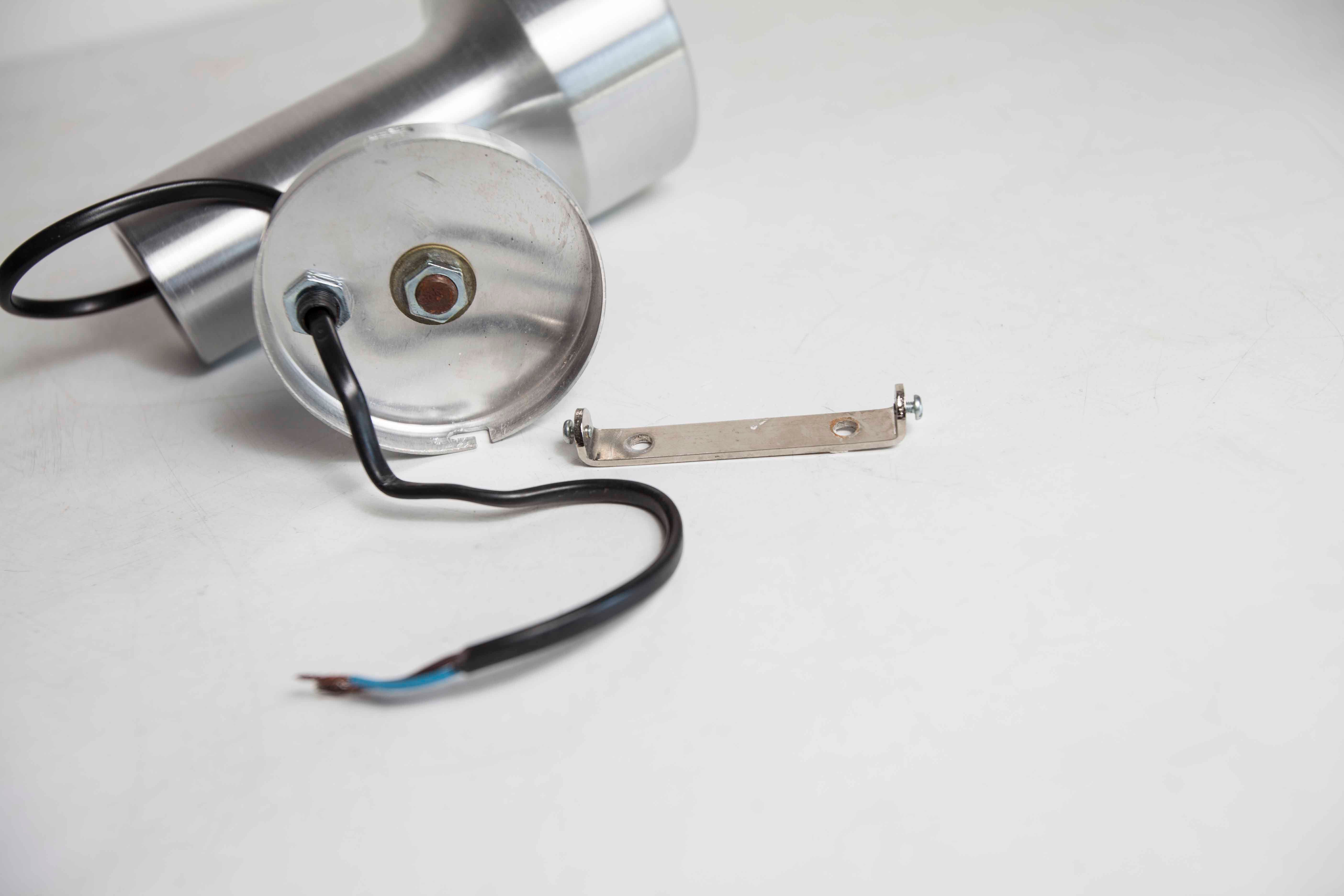 Pair of wall lamps SCE 1970 aluminium ref 2312