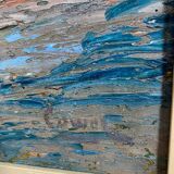 Tableau marine côte rocheuse Cowez