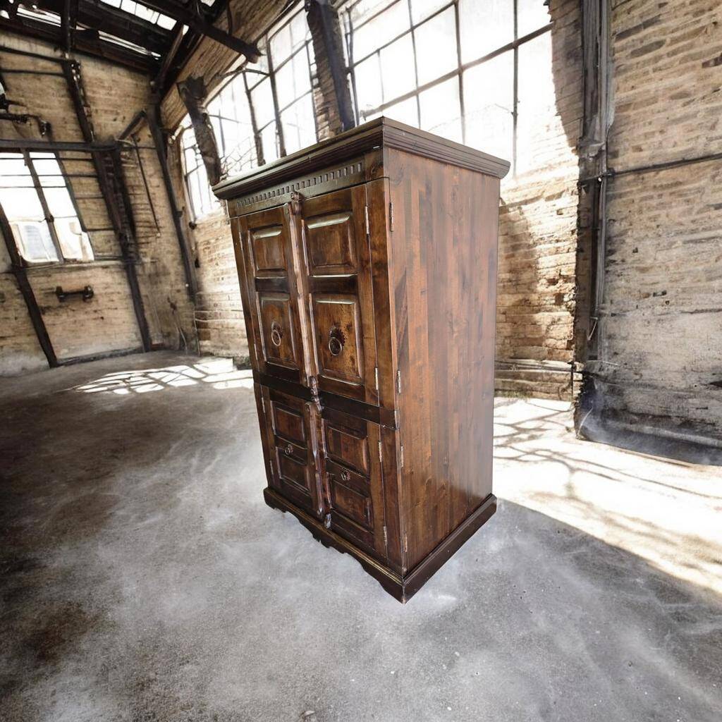 Vintage sturdy wooden storage cabinet / shelf / cupboard