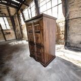 Vintage sturdy wooden storage cabinet / shelf / cupboard