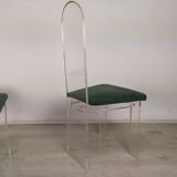 Plexiglas chairs Roche Bobois