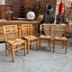 Suite de 4 chaises Pierre Cruege