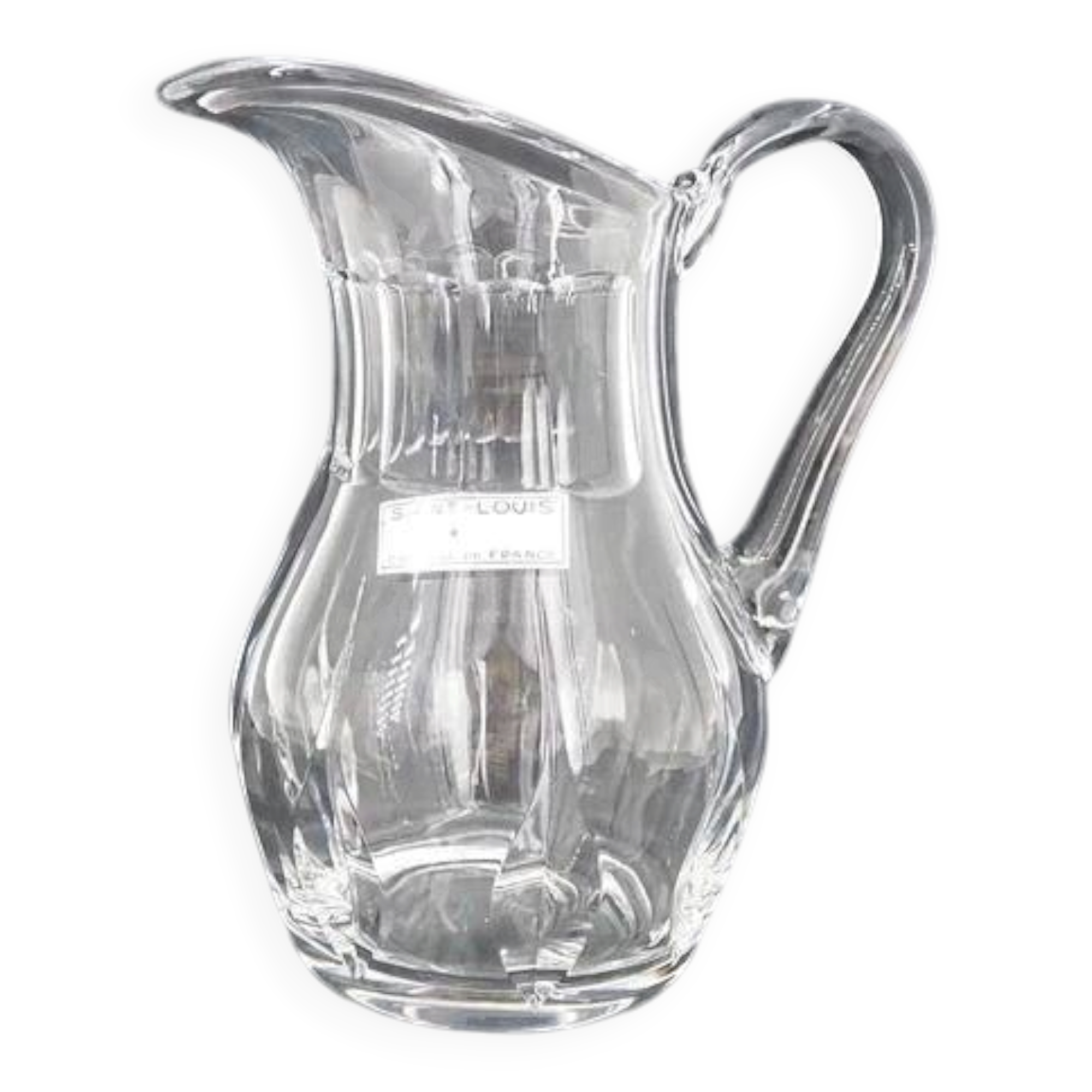 Saint Louis Cerdagne jug, crystal water carafe, signed, excellent condition.